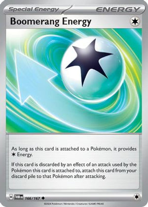 Boomerang Energy 166 - SV06 Twilight Masquerade Reverse Holofoil - Poke-Collect