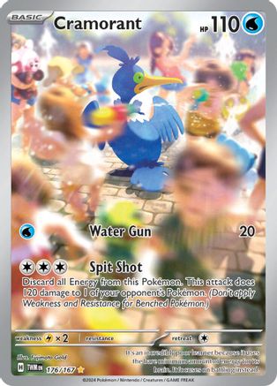 Cramorant - 176/167 176 - SV06 Twilight Masquerade Holofoil - Poke-Collect