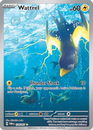 Wattrel 178 SV06 Twilight Masquerade Illustration Rare - Poke-Collect