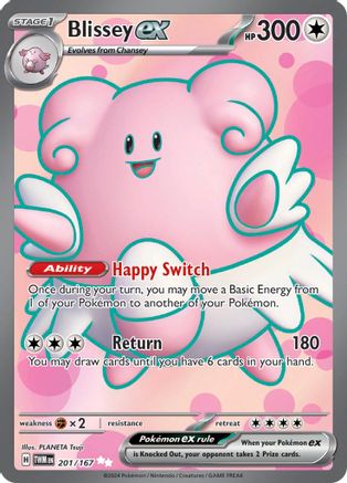 Blissey ex - 201/167 201 - SV06 Twilight Masquerade Holofoil - Poke-Collect