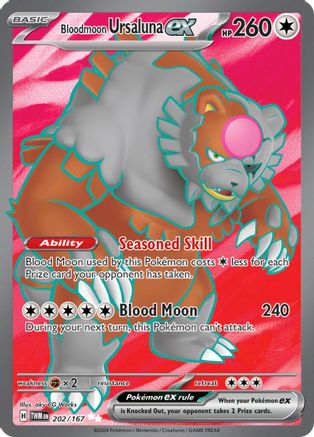 Bloodmoon Ursaluna ex - 202/167 202 - SV06 Twilight Masquerade Holofoil - Poke-Collect