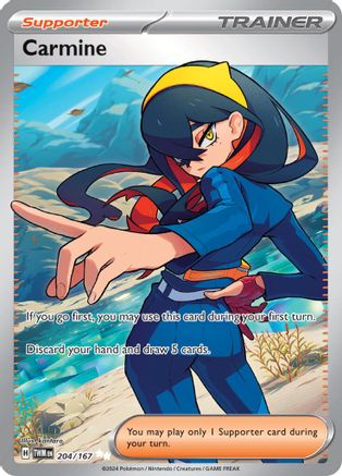 Carmine - 204/167 204 - SV06 Twilight Masquerade Holofoil - Poke-Collect