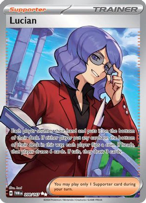 Lucian - 208/167 208 - SV06 Twilight Masquerade Holofoil - Poke-Collect