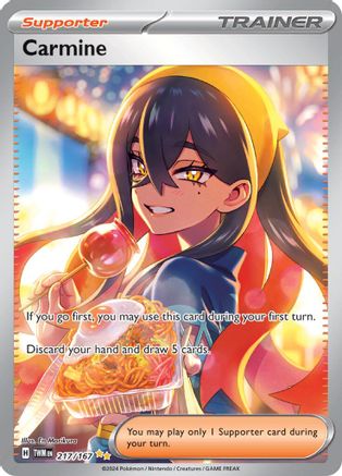 Carmine - 217/167 217 - SV06 Twilight Masquerade Holofoil - Poke-Collect