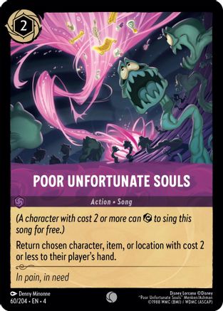 Poor Unfortunate Souls (60/204) - Ursulas Return Cold Foil