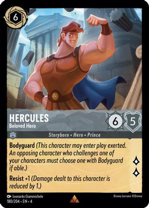 Hercules - Beloved Hero (180/204) - Ursulas Return Cold Foil