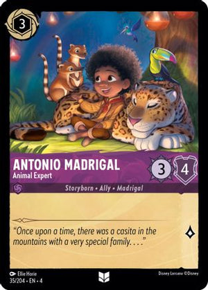 Antonio Madrigal - Animal Expert (35/204) - Ursulas Return Cold Foil