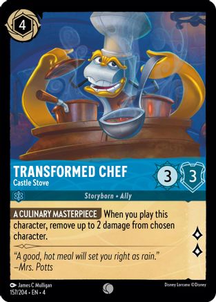 Transformed Chef - Castle Stove (157/204) - Ursulas Return - Poke-Collect