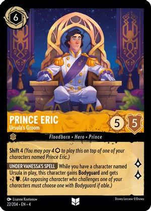 Prince Eric - Ursula's Groom (22/204) - Ursulas Return Cold Foil