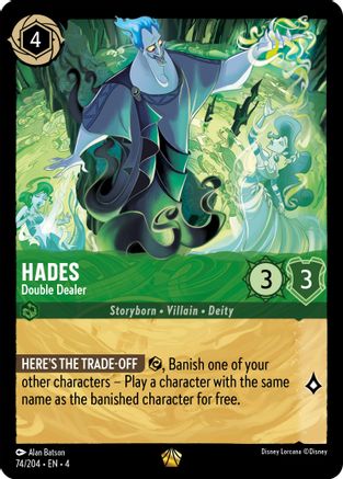 Hades - Double Dealer (74/204) - Ursulas Return Cold Foil