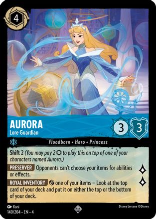 Aurora - Lore Guardian (140/204) - Ursulas Return Cold Foil - Poke-Collect