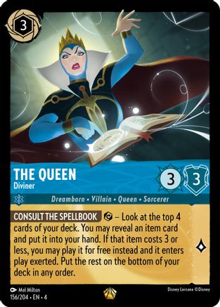 The Queen - Diviner (156/204) - Ursulas Return Cold Foil