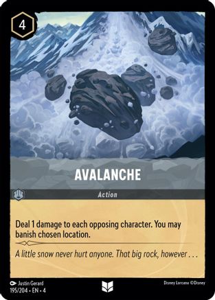 Avalanche (195/204) - Ursulas Return Cold Foil