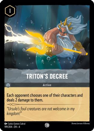 Triton's Decree (199/204) - Ursulas Return Cold Foil