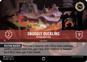 Snuggly Duckling - Disreputable Pub (Enchanted) (216/204) - Ursulas Return Holofoil