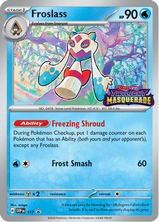 Froslass - 117 117 - SV Scarlet & Violet Promo Cards Holofoil - Poke-Collect