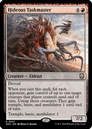 Hideous Taskmaster (M3C-057) - Modern Horizons 3 Commander - Poke-Collect