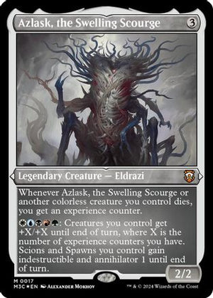 Azlask, the Swelling Scourge (Foil Etched) (M3C-017) - Modern Horizons 3 Commander Foil - Poke-Collect