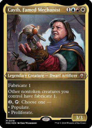 Cayth, Famed Mechanist (Foil Etched) (M3C-018) - Modern Horizons 3 Commander Foil - Poke-Collect