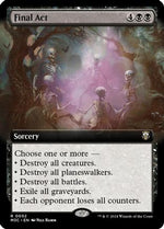 Final Act (Extended Art) (Ripple Foil) (M3C-052) - Modern Horizons 3 Commander Foil - Poke-Collect