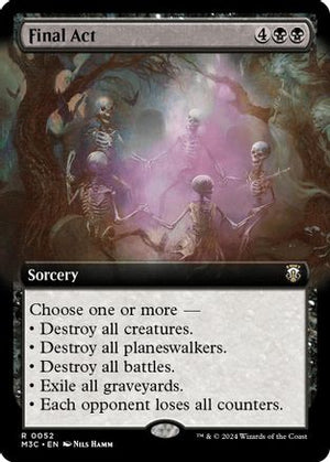 Final Act (Extended Art) (Ripple Foil) (M3C-052) - Modern Horizons 3 Commander Foil - Poke-Collect