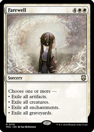 Farewell (Ripple Foil) (M3C-170) - Modern Horizons 3 Commander Foil - Poke-Collect