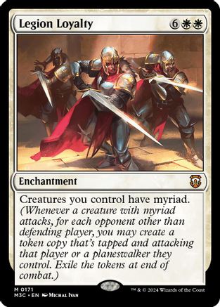 Legion Loyalty (Ripple Foil) (M3C-171) - Modern Horizons 3 Commander Foil - Poke-Collect