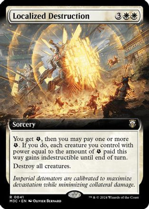 Localized Destruction (Extended Art) (Ripple Foil) (M3C-041) - Modern Horizons 3 Commander Foil - Poke-Collect
