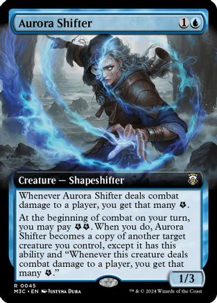 Aurora Shifter (Extended Art) (Ripple Foil) (M3C-045) - Modern Horizons 3 Commander Foil - Poke-Collect