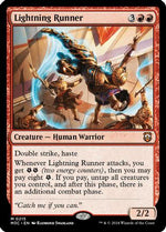 Lightning Runner (Ripple Foil) (M3C-215) - Modern Horizons 3 Commander Foil - Poke-Collect