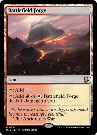 Battlefield Forge (Ripple Foil) (M3C-321) - Modern Horizons 3 Commander Foil - Poke-Collect