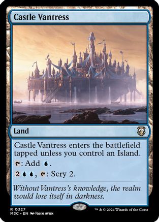 Castle Vantress (Ripple Foil) (M3C-327) - Modern Horizons 3 Commander Foil - Poke-Collect