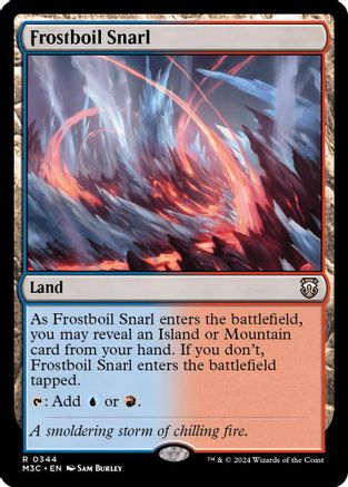 Frostboil Snarl (Ripple Foil) (M3C-344) - Modern Horizons 3 Commander Foil - Poke-Collect