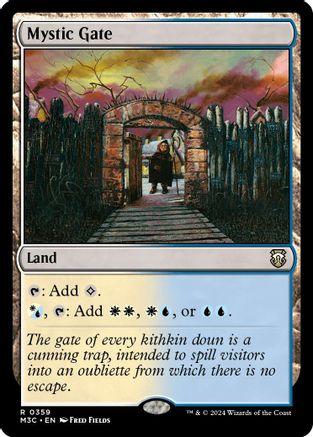 Mystic Gate (Ripple Foil) (M3C-359) - Modern Horizons 3 Commander Foil - Poke-Collect