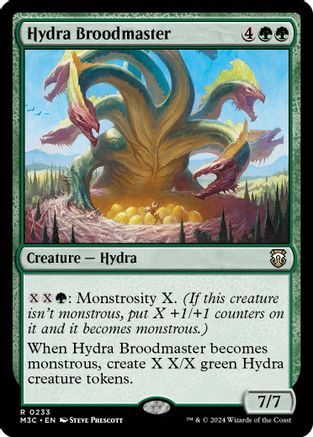 Hydra Broodmaster (Ripple Foil) (M3C-233) - Modern Horizons 3 Commander Foil - Poke-Collect