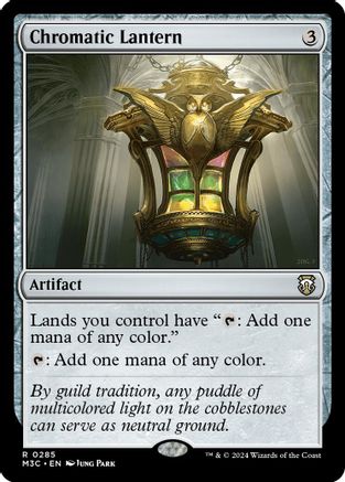 Chromatic Lantern (Ripple Foil) (M3C-285) - Modern Horizons 3 Commander Foil - Poke-Collect