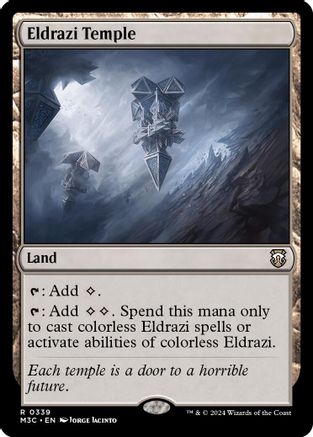 Eldrazi Temple (Ripple Foil) (M3C-339) - Modern Horizons 3 Commander Foil - Poke-Collect