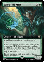 Sage of the Maze (Extended Art) (Ripple Foil) (M3C-067) - Modern Horizons 3 Commander Foil - Poke-Collect