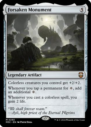 Forsaken Monument (Ripple Foil) (M3C-293) - Modern Horizons 3 Commander Foil - Poke-Collect