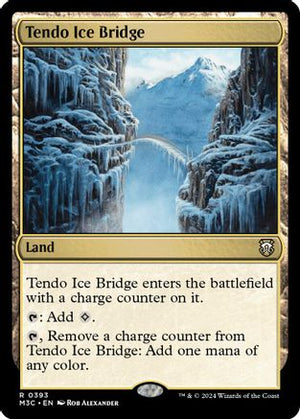 Tendo Ice Bridge (Ripple Foil) (M3C-393) - Modern Horizons 3 Commander Foil - Poke-Collect