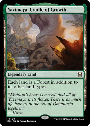 Yavimaya, Cradle of Growth (Ripple Foil) (M3C-409) - Modern Horizons 3 Commander Foil - Poke-Collect