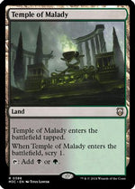 Temple of Malady (Ripple Foil) (M3C-388) - Modern Horizons 3 Commander Foil - Poke-Collect