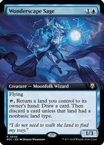 Wonderscape Sage (Extended Art) (Ripple Foil) (M3C-049) - Modern Horizons 3 Commander Foil - Poke-Collect