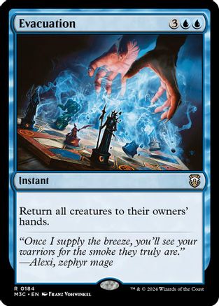 Evacuation (Ripple Foil) (M3C-184) - Modern Horizons 3 Commander Foil - Poke-Collect