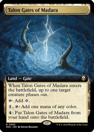 Talon Gates of Madara (Extended Art) (Ripple Foil) (M3C-082) - Modern Horizons 3 Commander Foil - Poke-Collect