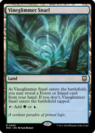 Vineglimmer Snarl (Ripple Foil) (M3C-405) - Modern Horizons 3 Commander Foil - Poke-Collect