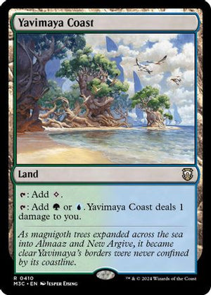 Yavimaya Coast (Ripple Foil) (M3C-410) - Modern Horizons 3 Commander Foil - Poke-Collect