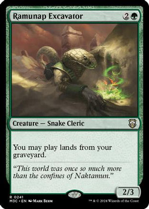 Ramunap Excavator (Ripple Foil) (M3C-241) - Modern Horizons 3 Commander Foil - Poke-Collect