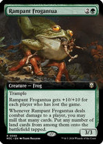 Rampant Frogantua (Extended Art) (Ripple Foil) (M3C-066) - Modern Horizons 3 Commander Foil - Poke-Collect