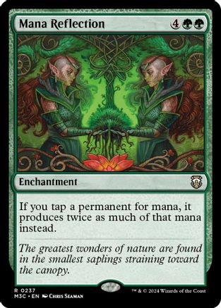 Mana Reflection (Ripple Foil) (M3C-237) - Modern Horizons 3 Commander Foil - Poke-Collect